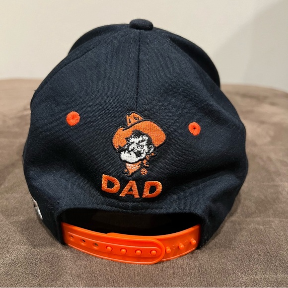 Oklahoma State University Cowboys OSU Black “Dad” Snapback - Picture 2 of 5